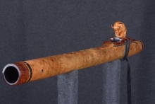 Teak Burl Native American Flute, Minor, Low F-4, #U3E (6)